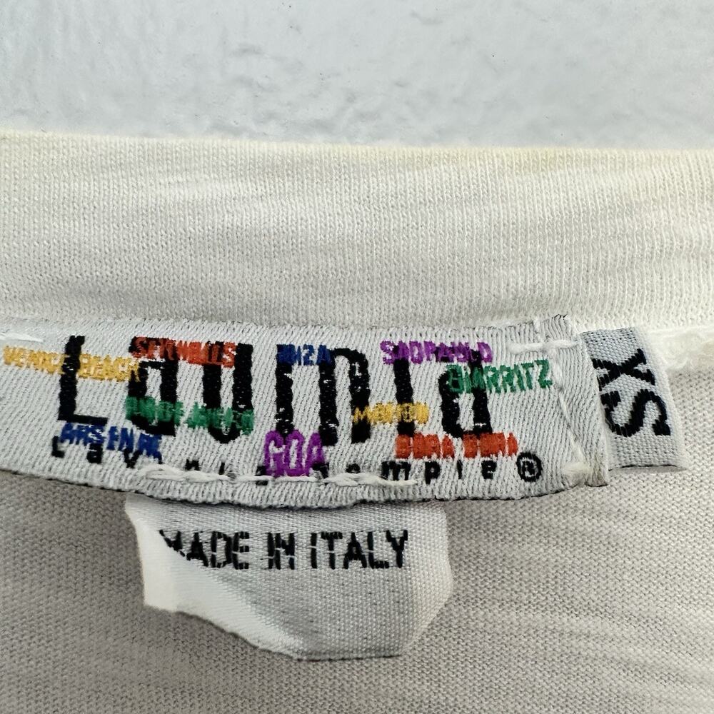 Luainia Womens Lace and Cotton T-shirt Dress Made in Italy. Size XS 100% Linen - Picture 7 of 12
